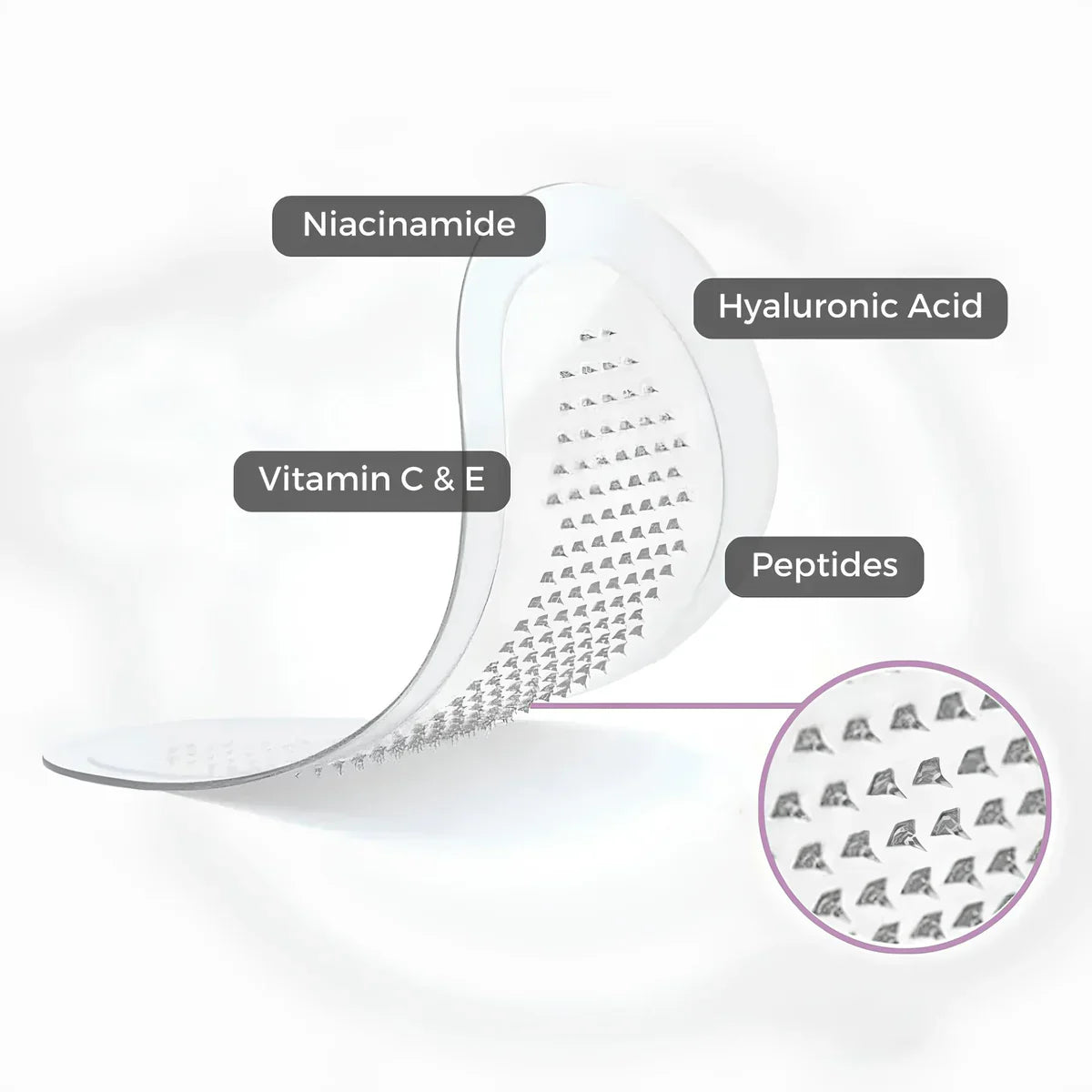 6 Patchs Microneedling Anti-âge